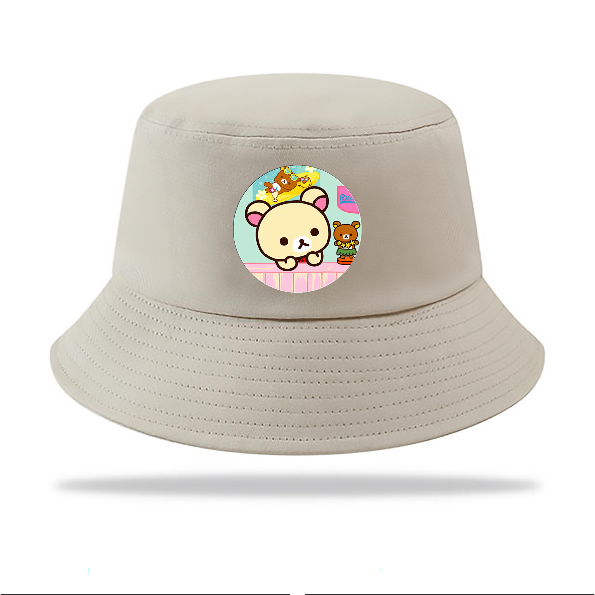 （画像用） リラックマ リラックマ キイロイトリ Rilakkuma Korilakkuma Kiiroitori アウトドア日除けバケットハット